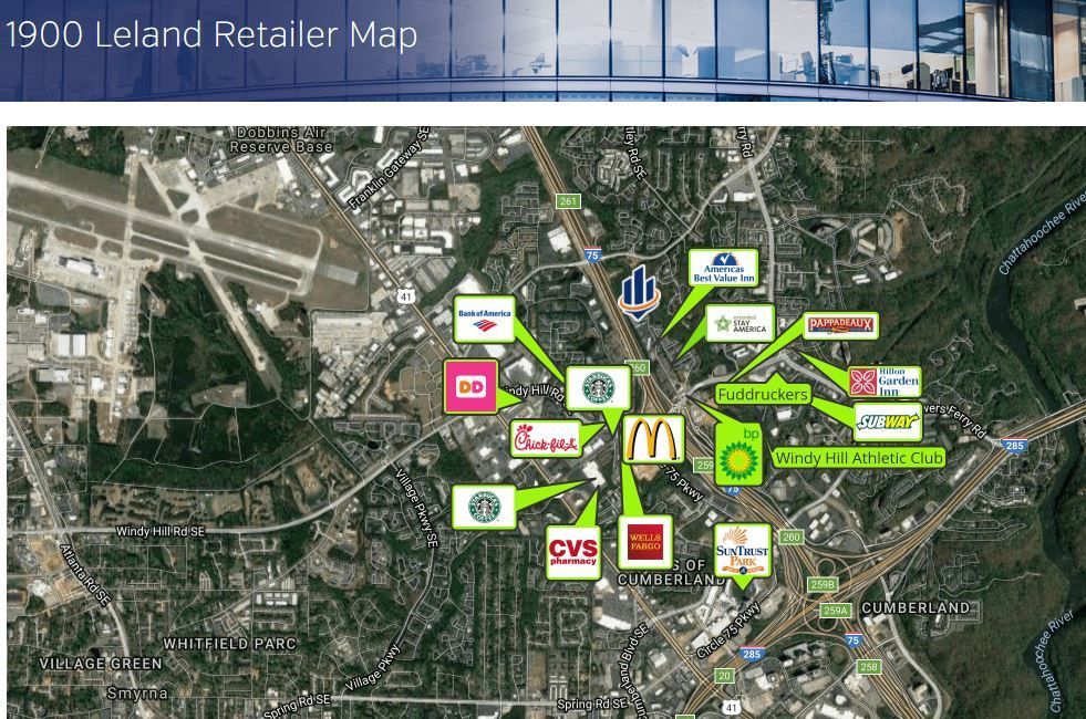 PRIME OFFICE SPACE FOR LEASE-MARIETTA, GA: 1900 Leland Dr SE, Marietta, GA 30067
